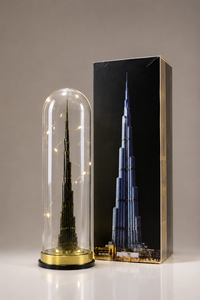 Dubai Burj Khalifa LED Night Light – Glass Dome with Fairy Lights
