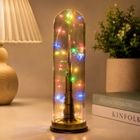 Dubai Burj Khalifa LED Night Light – Glass Dome with Fairy Lights